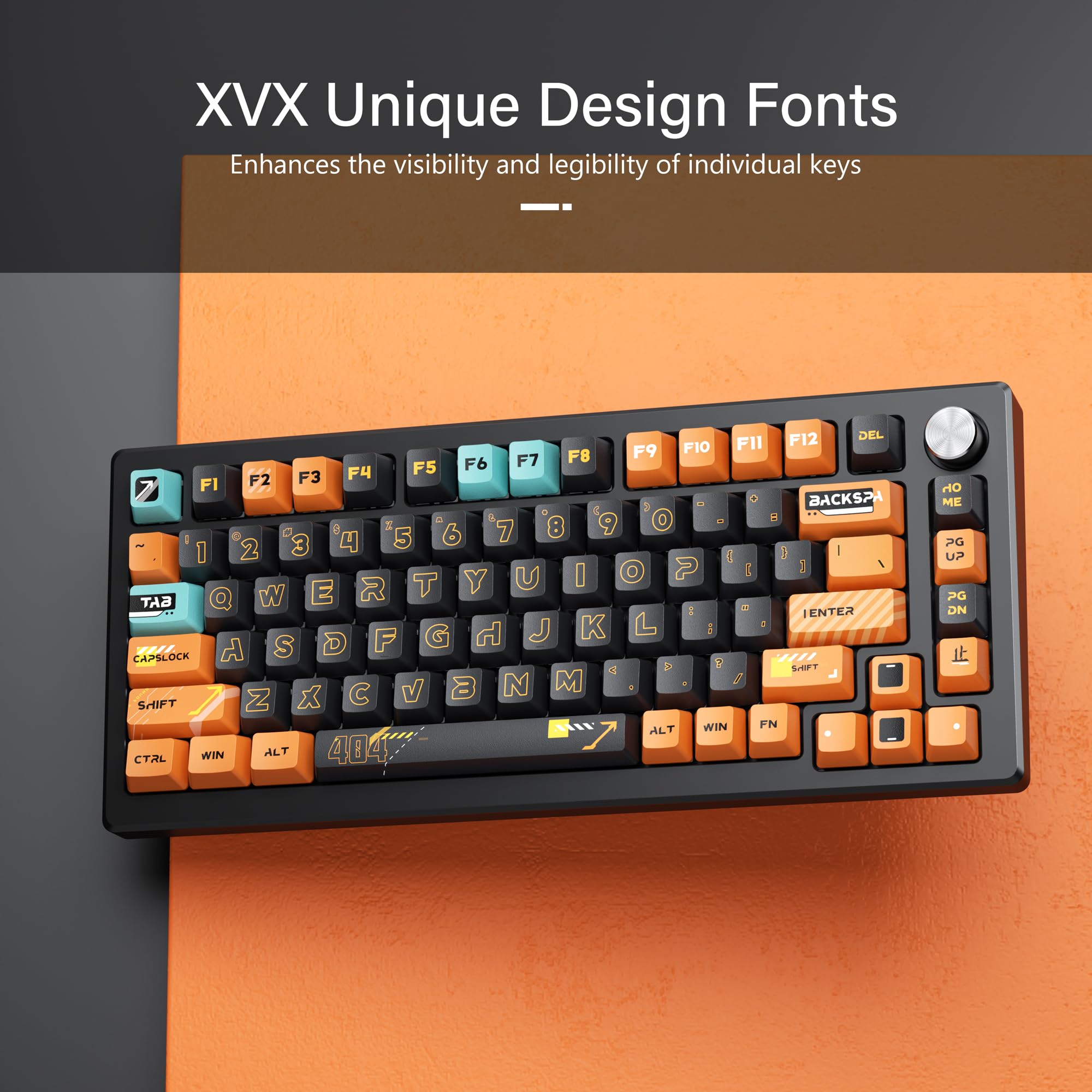HITIME XVX Custom Keycaps 131 Keys, Speed DYE-Sub PBT Keycaps Set